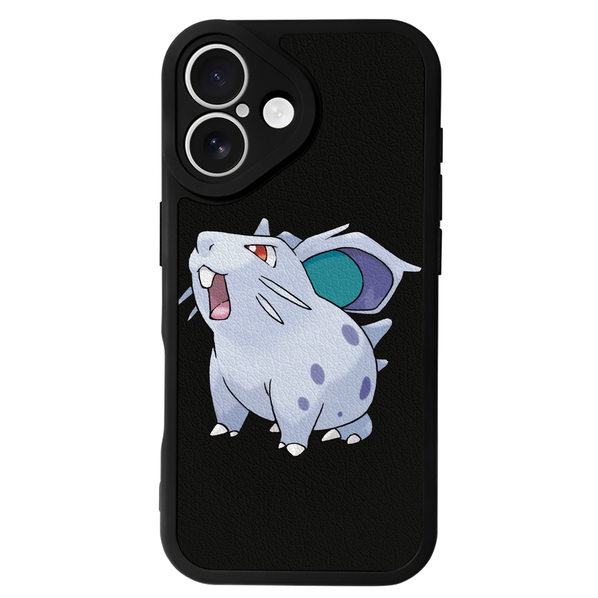 （画像用） ポケットモンスター Pokémon 【iPhone 16シリーズ対応】シリコンスマホケース（レザー調） 材質：シリコン